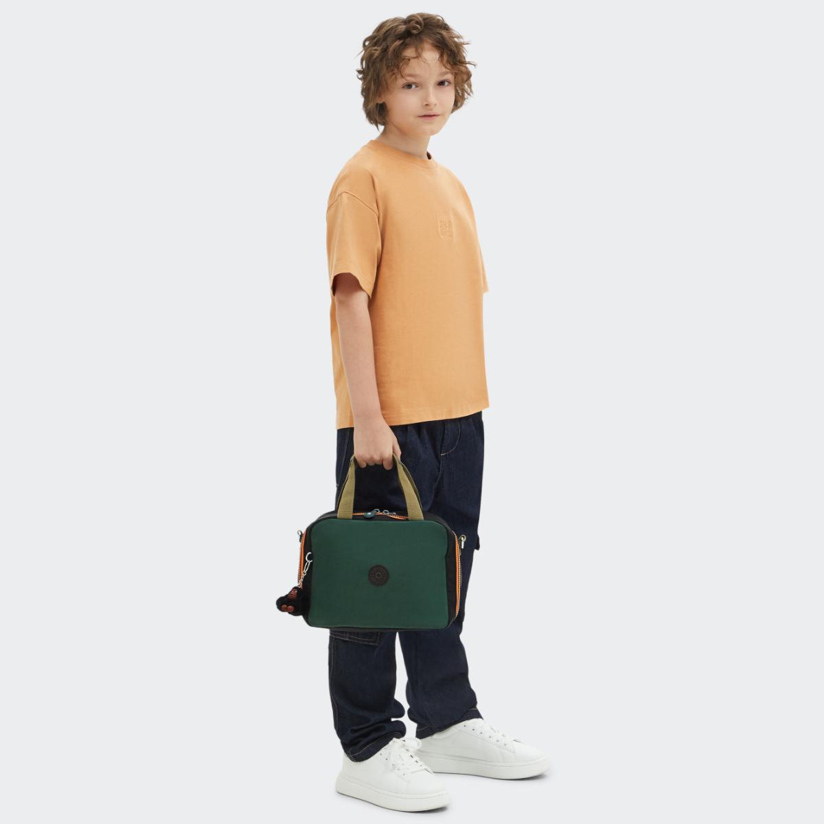 Lancheira Kipling Miyo - Tree House Bl - Verde