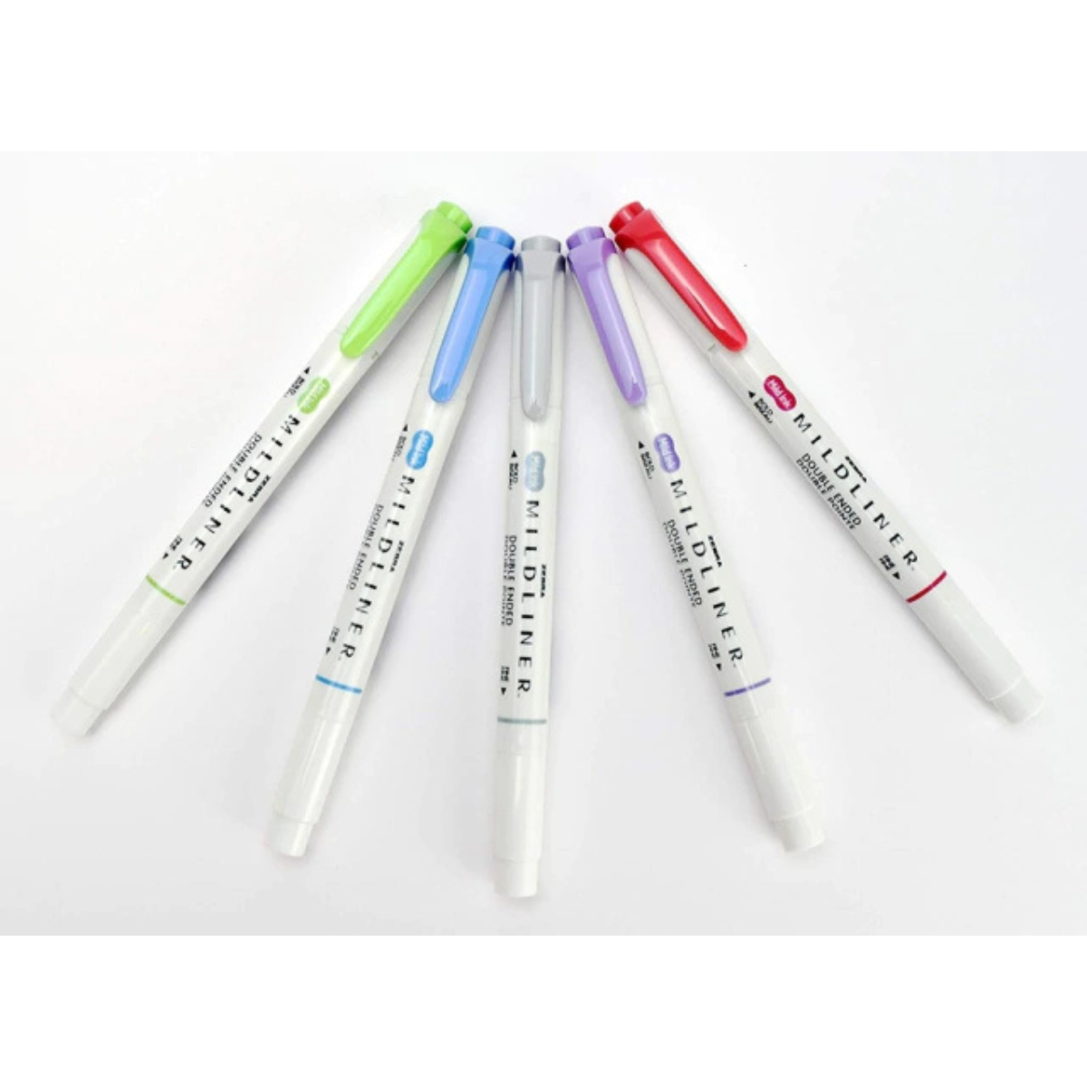 Marca Texto Zebra Mildliner - Caixa com 5 Cores Frias