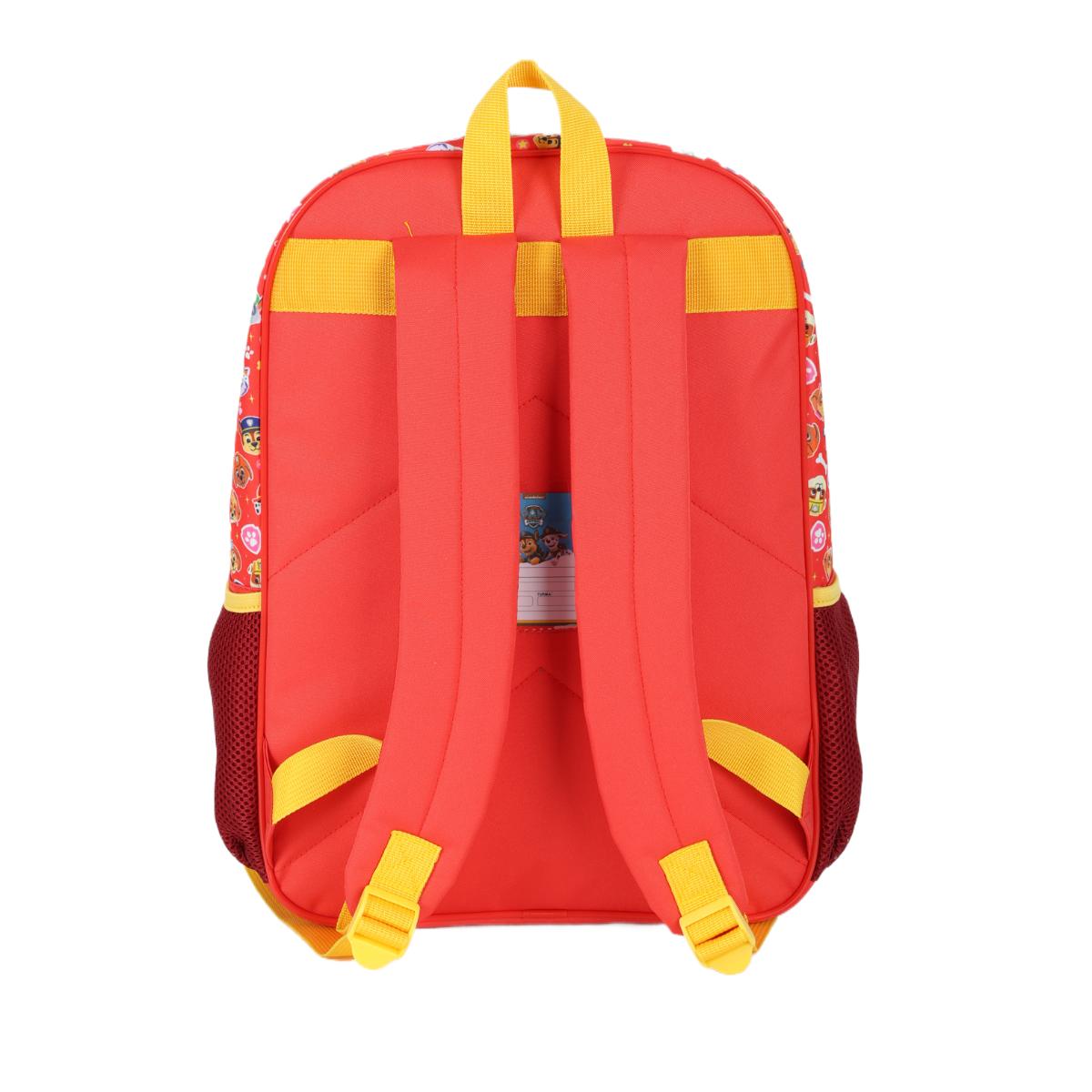 Mochila de Costas Patrulha Canina Luxcel - Vermelha