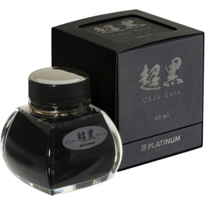 Tinta Para Caneta Tinteiro Platinum Chou Kuro - 60ml