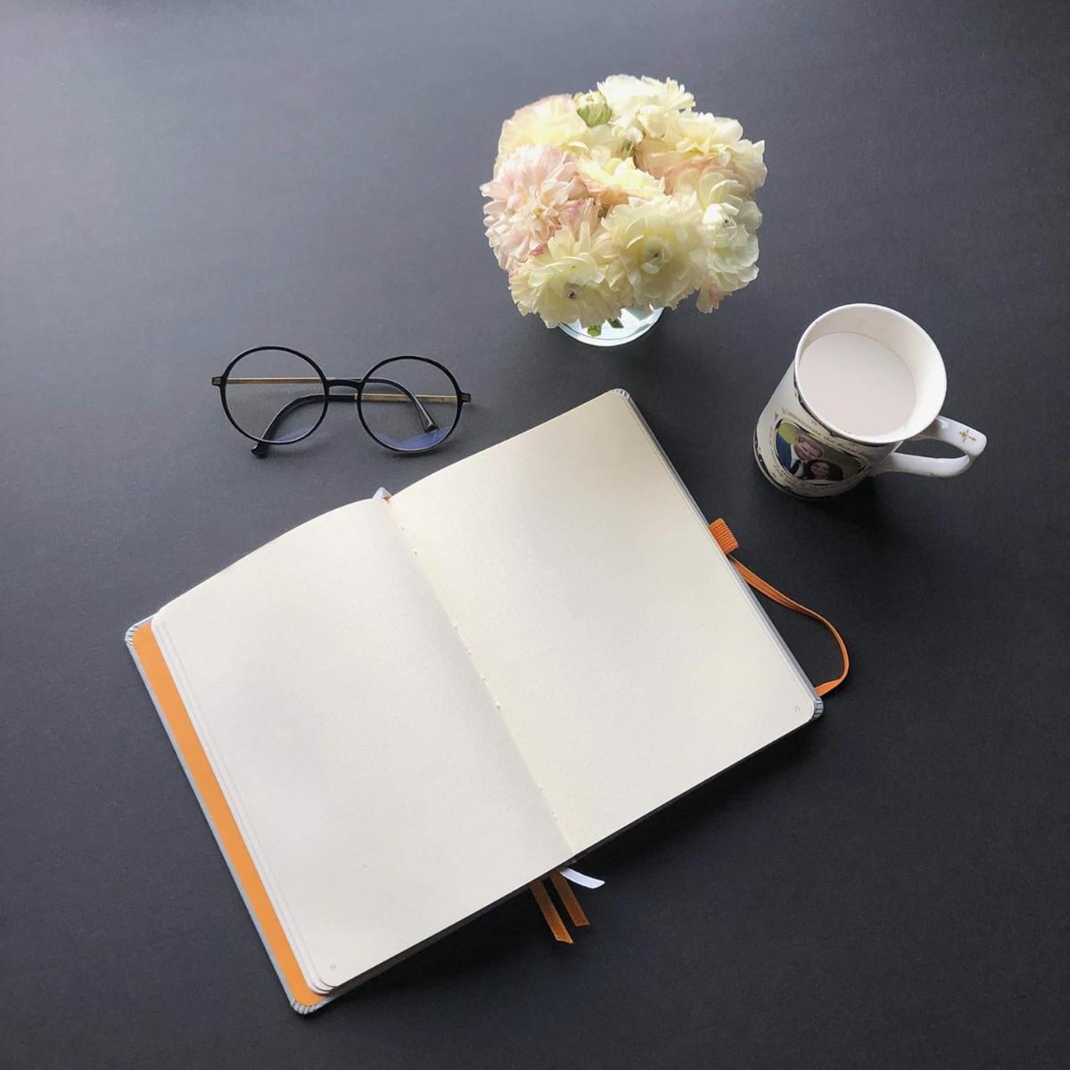 Bloco Goalbook Rhodia A5 - Capa Dura - Cinza