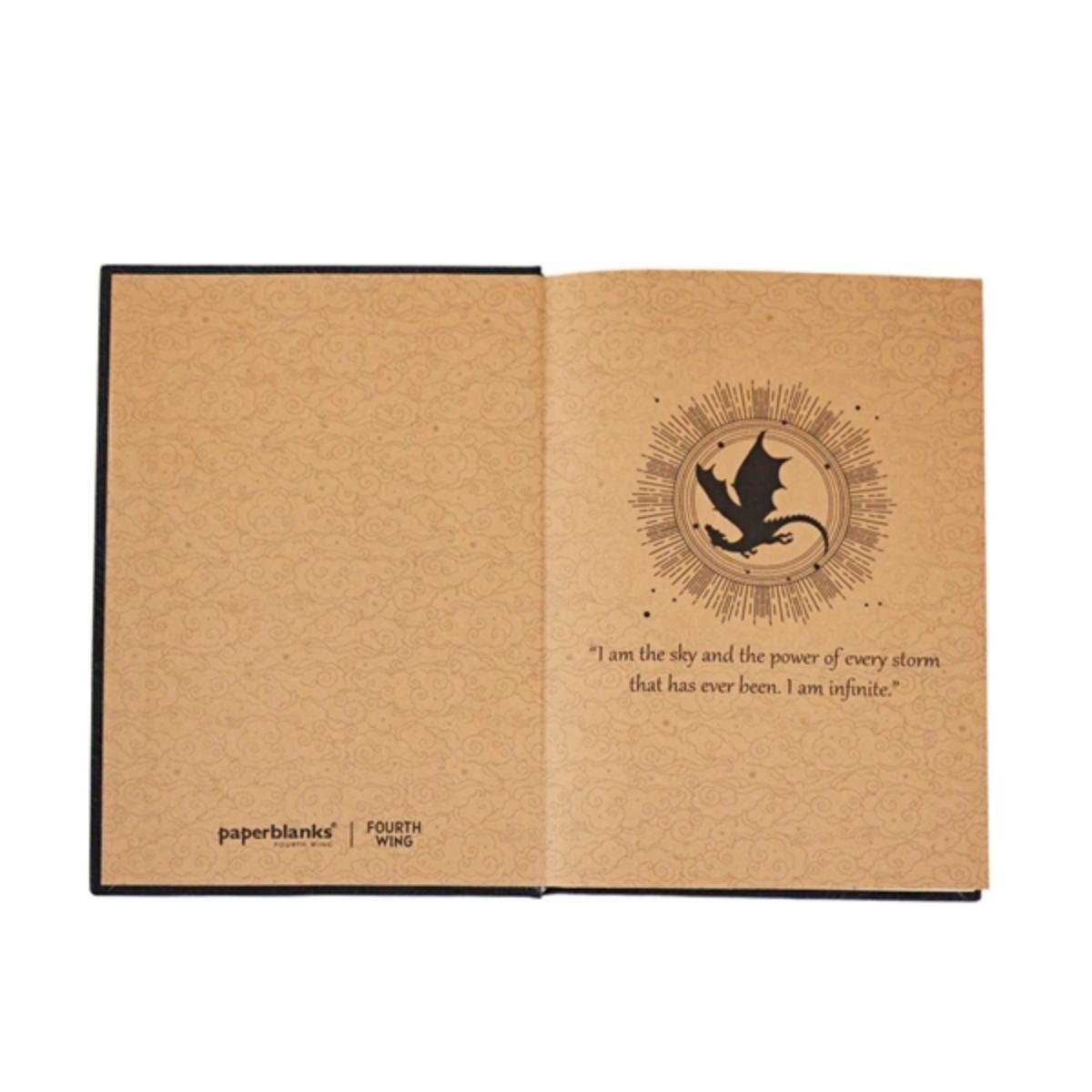 Caderno Paperblanks Ultra - Fourth Wing - Pautado