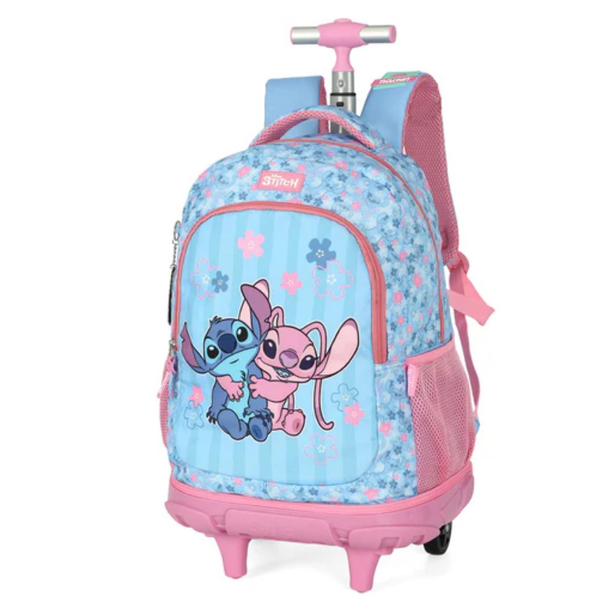 Mochila Com Rodas Stitch - Up4You - Rosa -SC0300UN