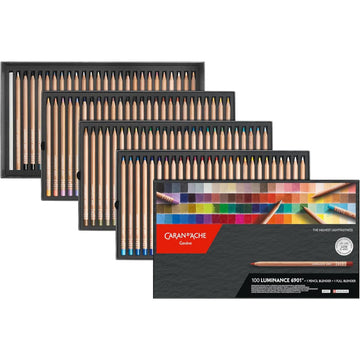 Lápis de Cor Caran D´Ache Luminance - 100 Cores