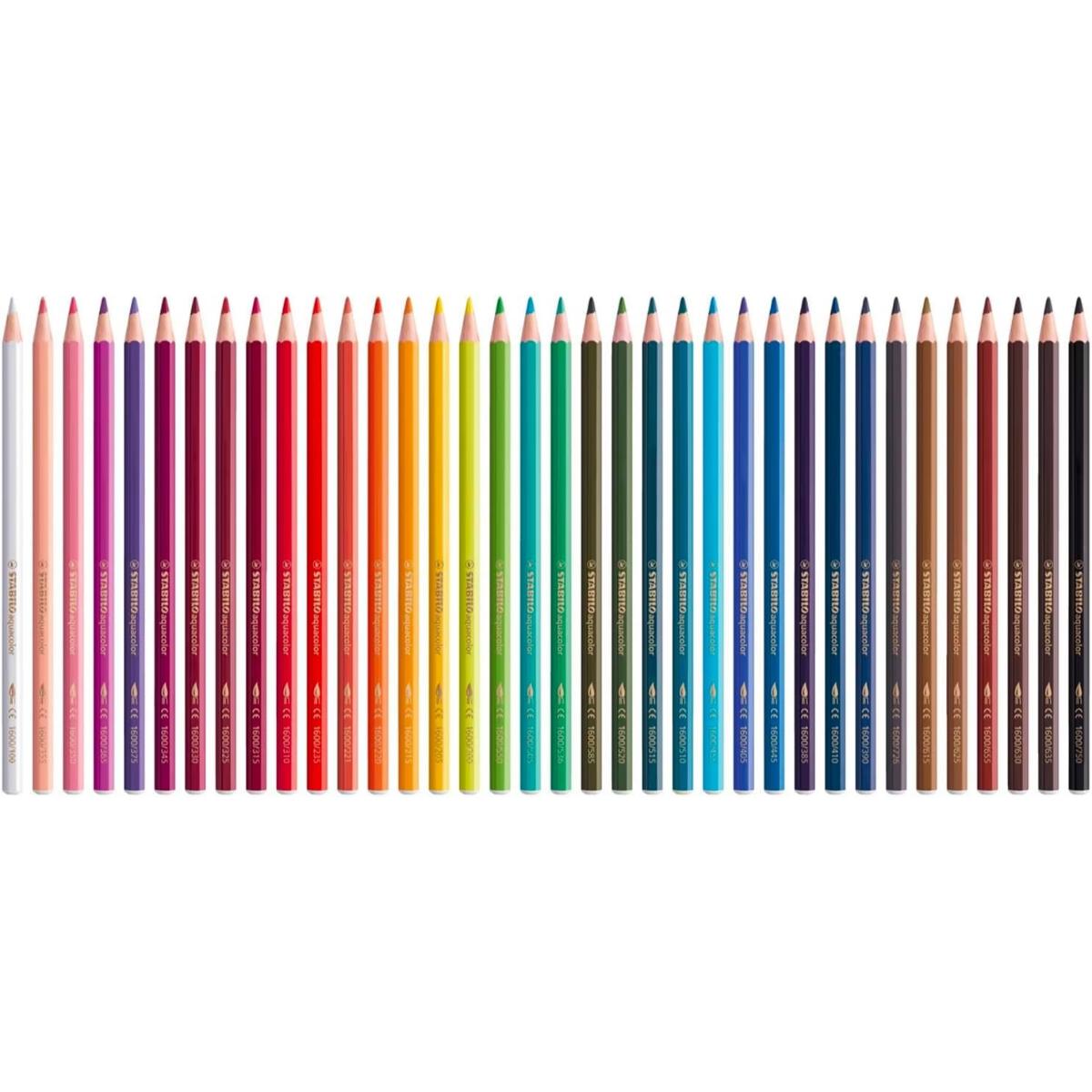 Lápis De Cor Aquarelável Stabilo Aquacolor - 36 Cores