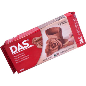 Massa de Modelar Cerâmica Fria DAS - Terracota - 500g