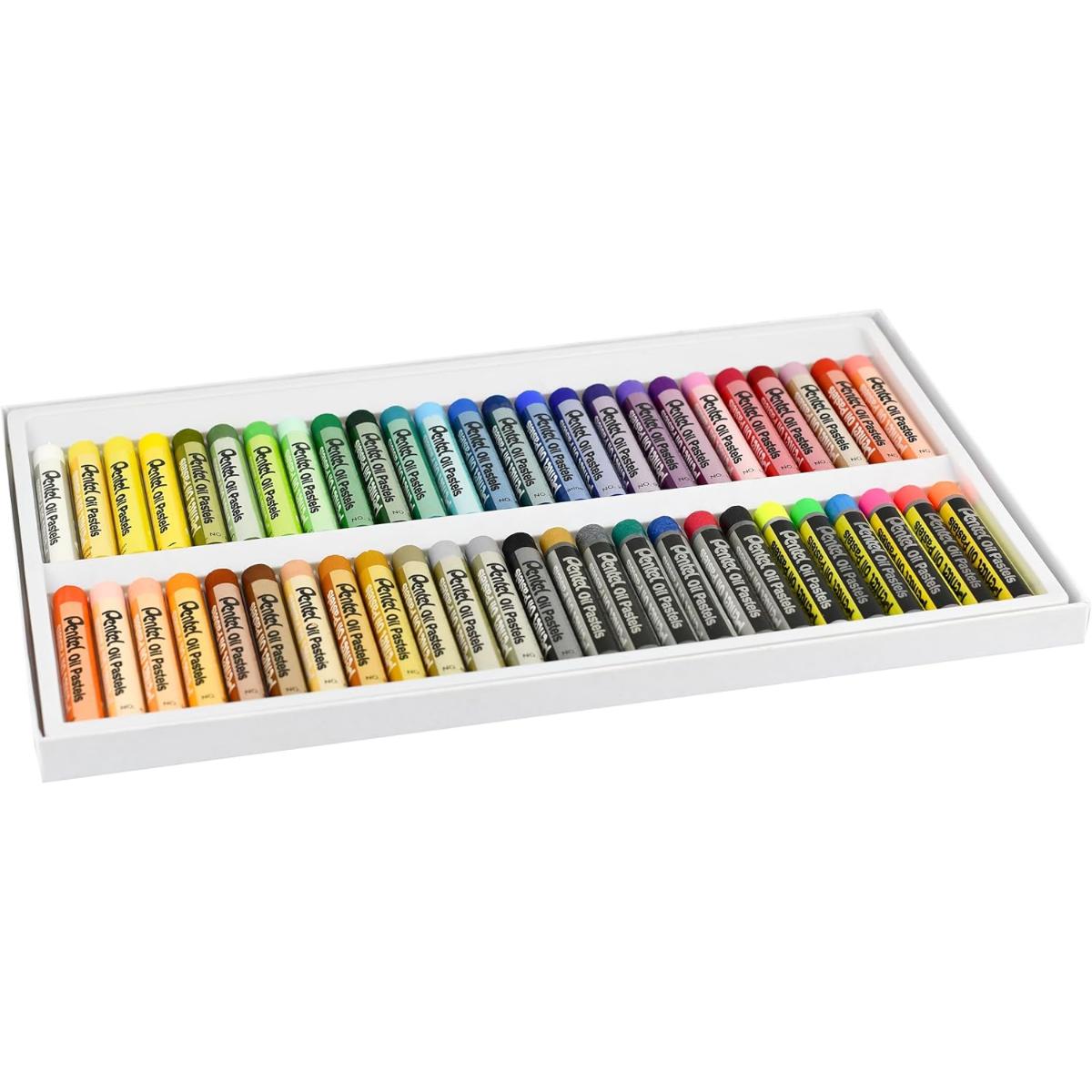 Giz Pastel Oleoso Pentel  - 50 Cores Sortidas