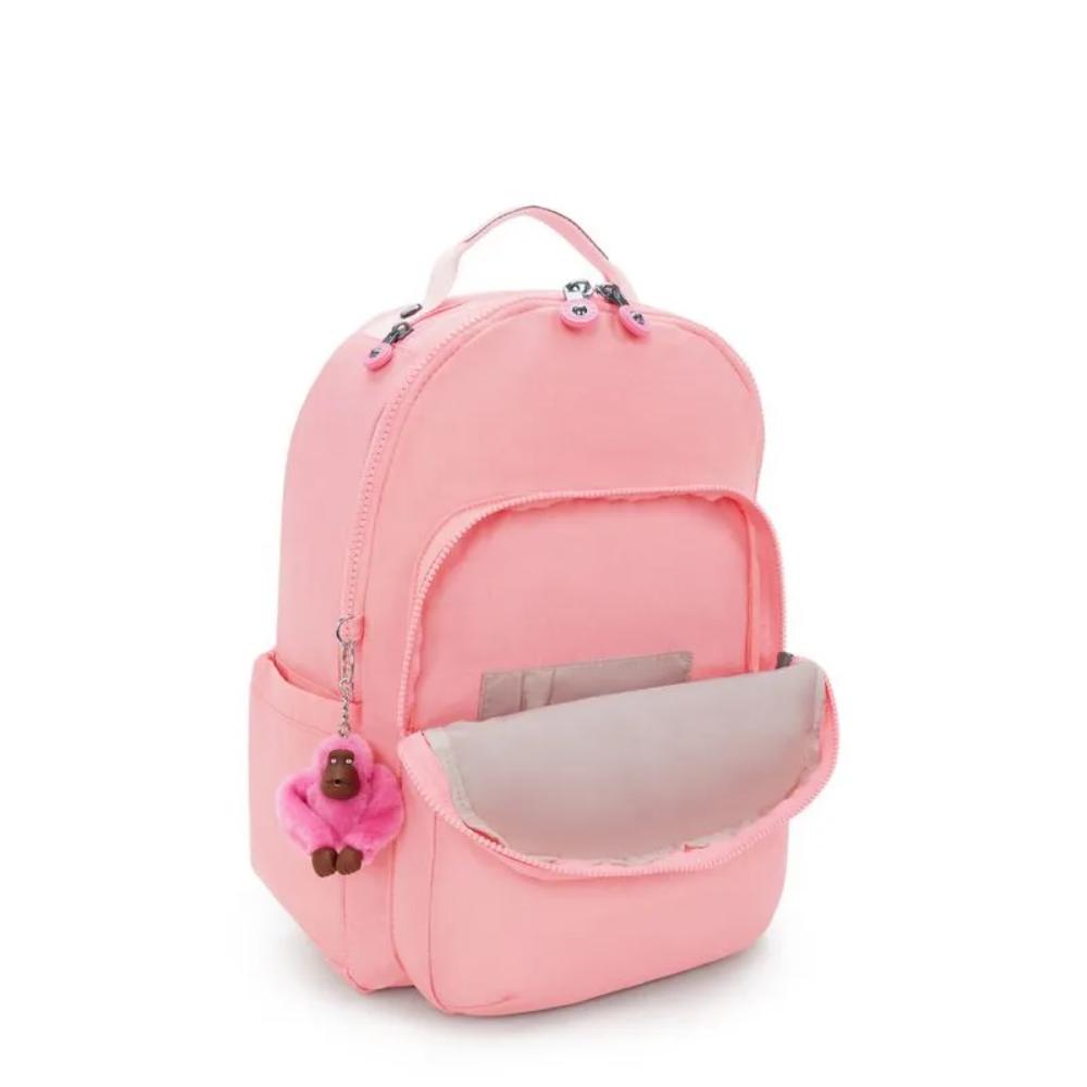 Mochila Kipling Seoul - Rosa - Coral Sea
