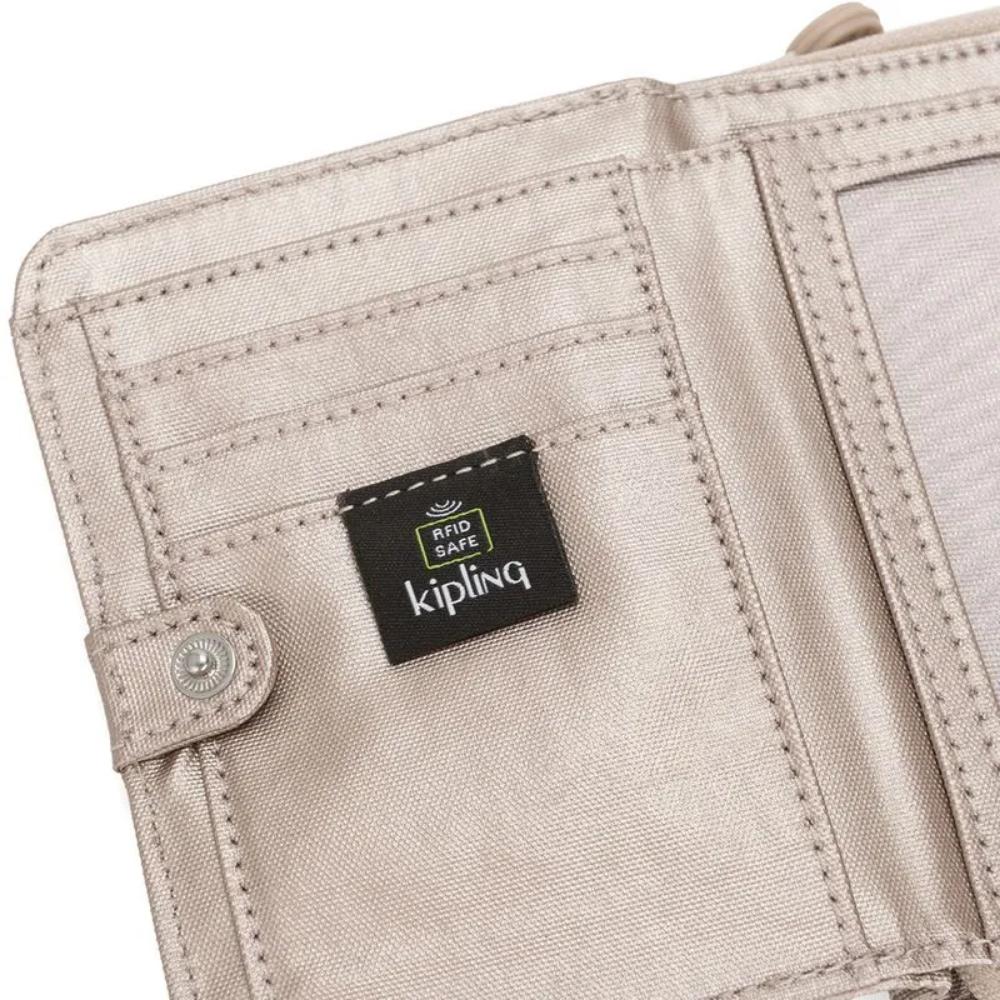 Carteira Kipling Money Love - Gold Metallic Glow
