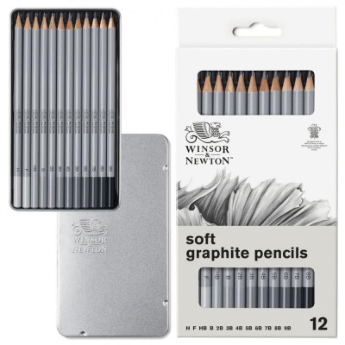 Estojo Lápis de Desenho Winsor & Newton 12 Graduações H - 9B