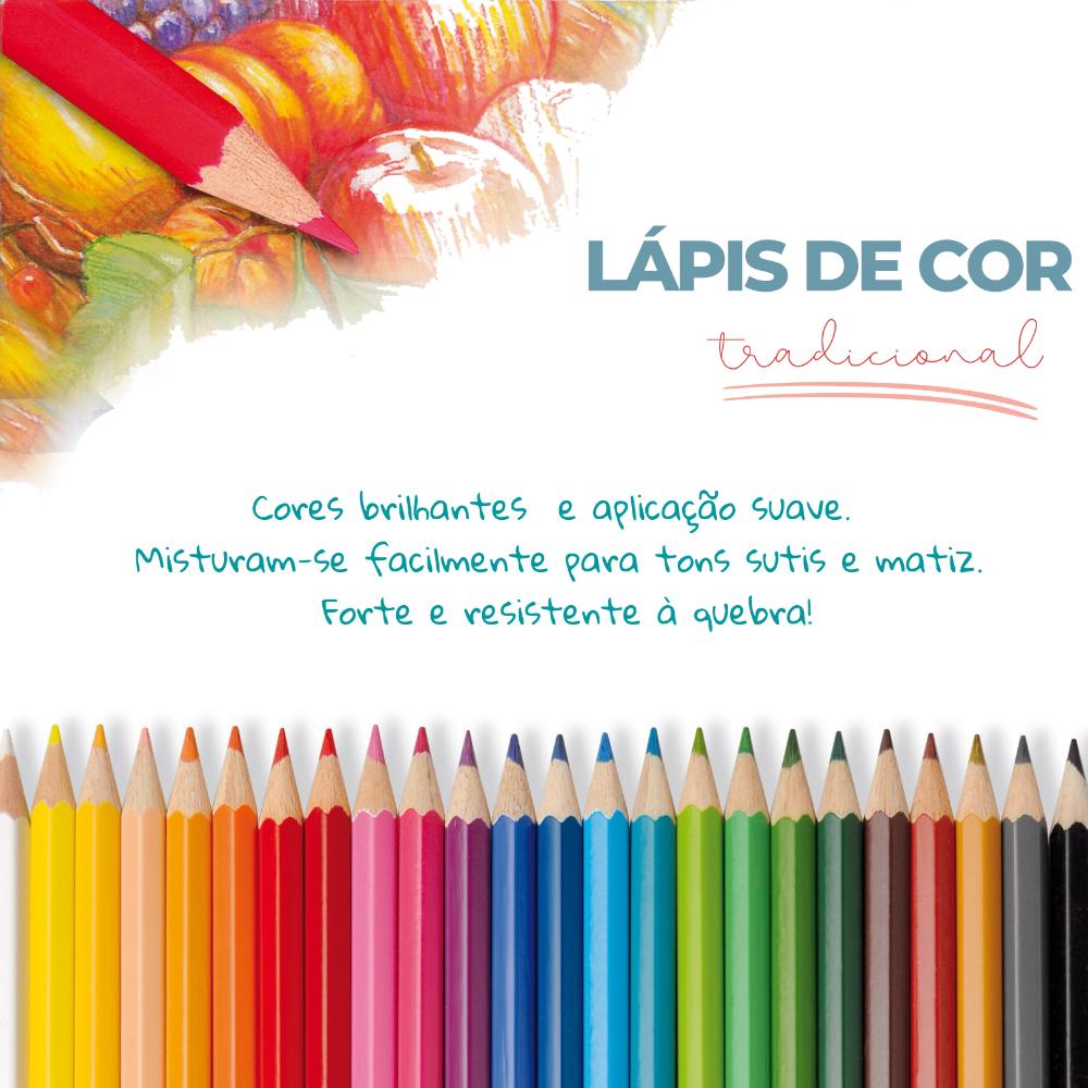 Lápis de Cor Pentel 24 Cores - CB8-24