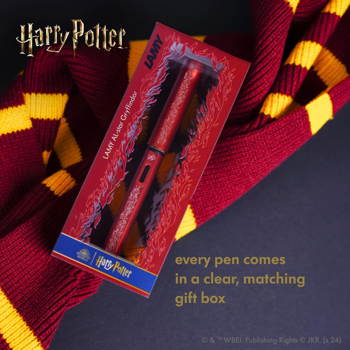 Caneta Tinteiro Lamy Al-Star Edição Harry Potter - Grifinória