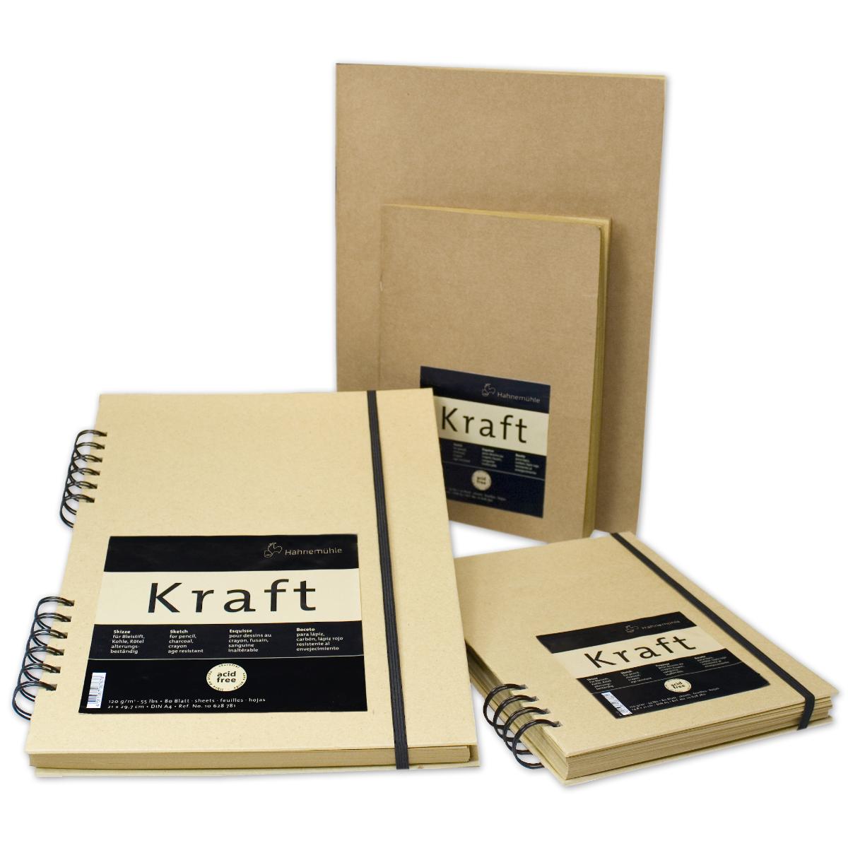 Sketchbook Hahnemühle Kraft A5 - 120g - 80 folhas