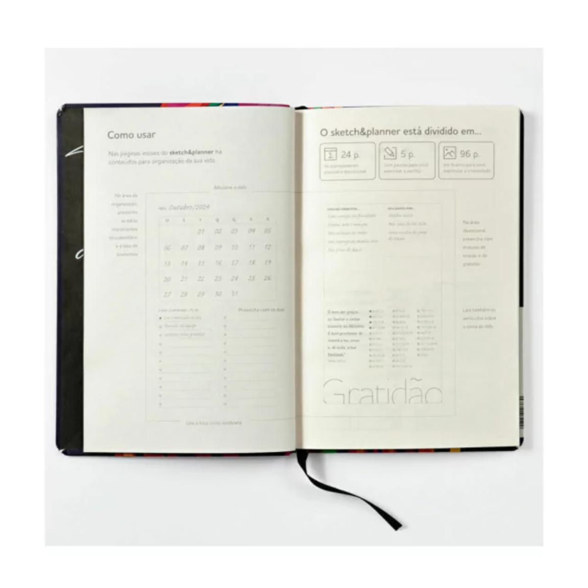 Planner Cristão Sketch e Planner - Os Nomes de Deus - Cruz