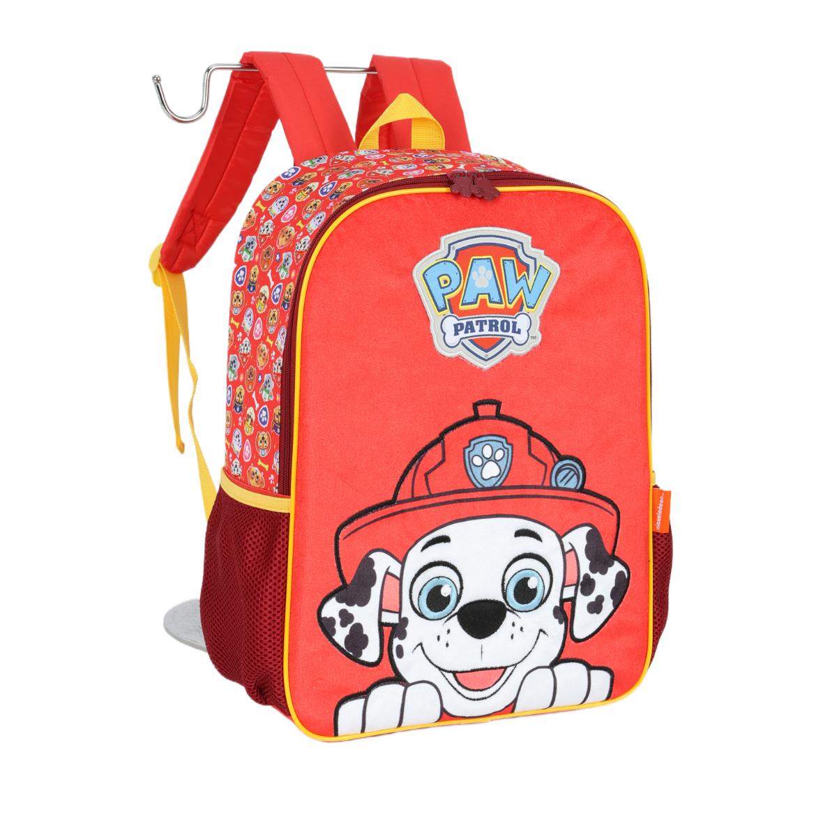 Mochila de Costas Patrulha Canina Luxcel - Vermelha