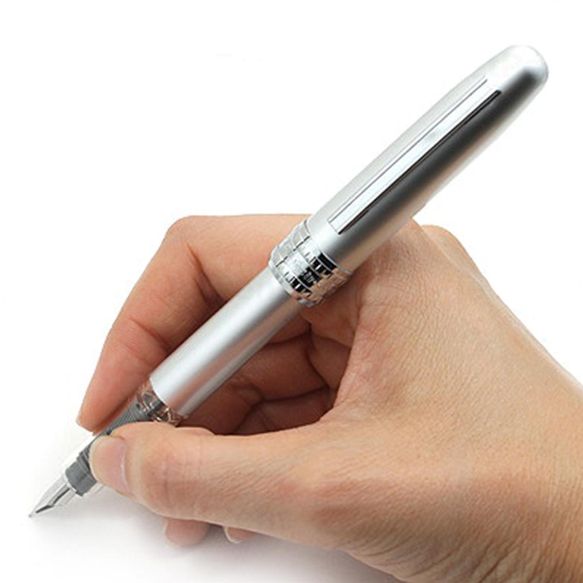 Caneta Tinteiro Platinum Plaisir - 0.3 Ice White