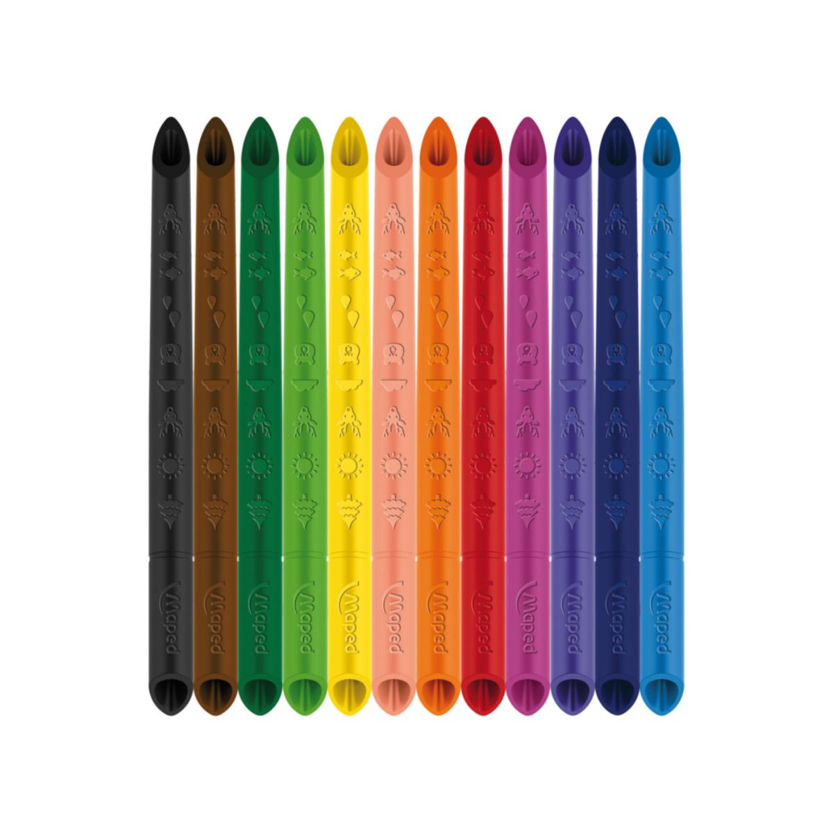 Lapis de Cor Infinito Maped - 12 Cores - Lápis Infinity