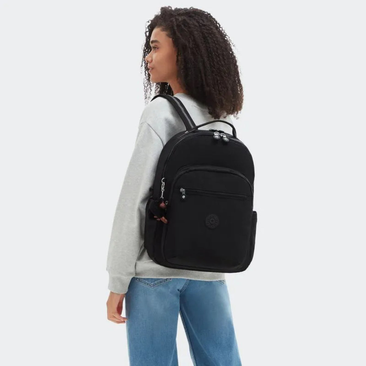 Mochila Kipling Seoul Lap - True Black