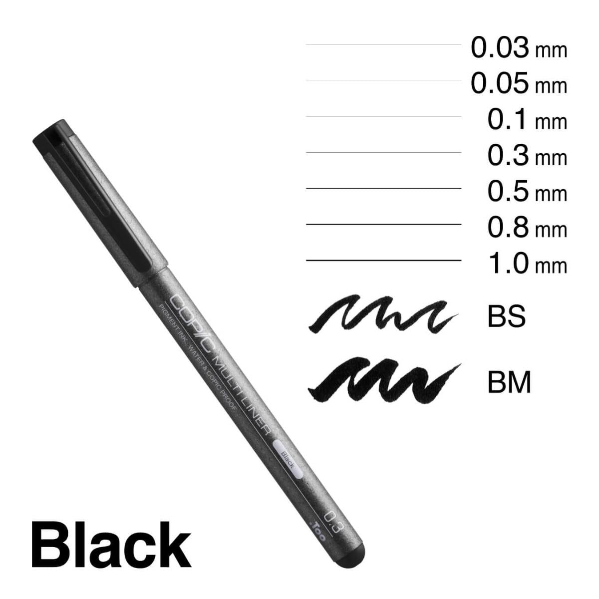 Copic Multiliner - Estojo com 9 - Conjunto B2