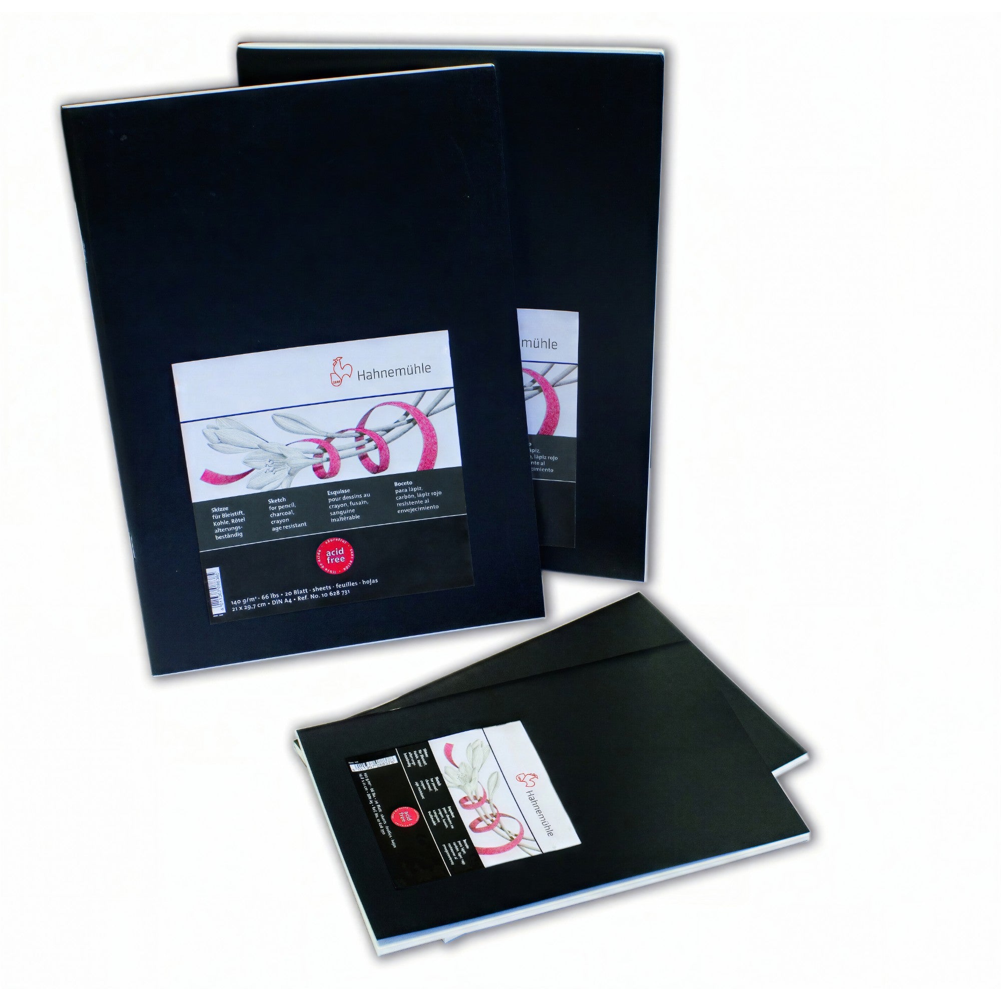 Sketch Booklet Black Hahnemühle - A5 - 140g/m² - 20 Folhas