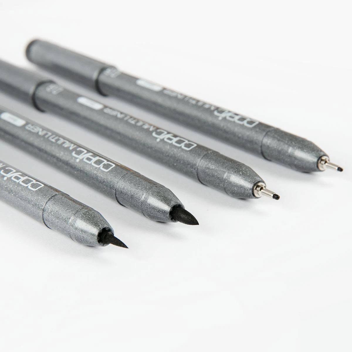 Copic Multiliner - Estojo com 4 Canetas Broad (0,5 0,8 BF BM)