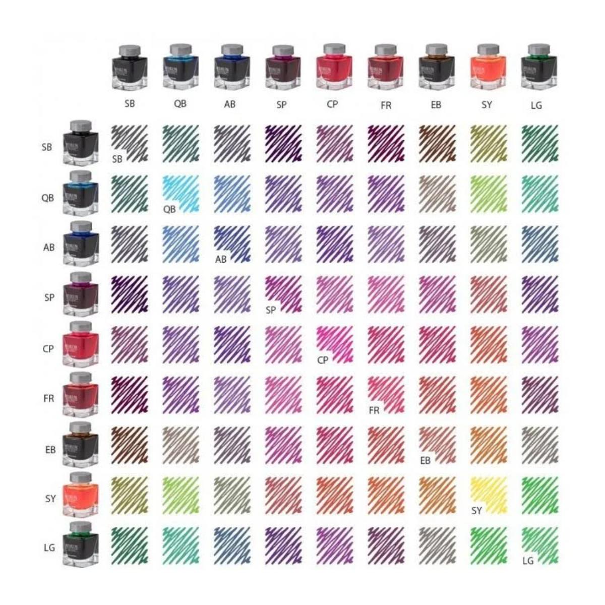 Tinta Para Caneta Tinteiro - Platinum Mixable - Aurora Blue