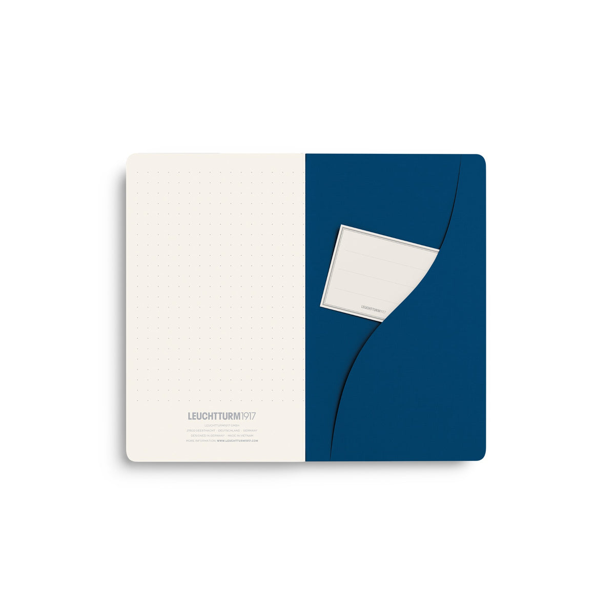 Caderno Leuchtturm Jottbook Pur A6 - Indigo - Pontilhado C/3