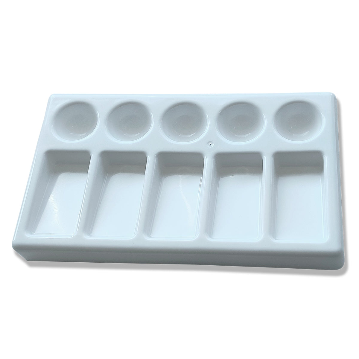Paleta Godê Plástica Luarte - Retangular - 10 Cavidades