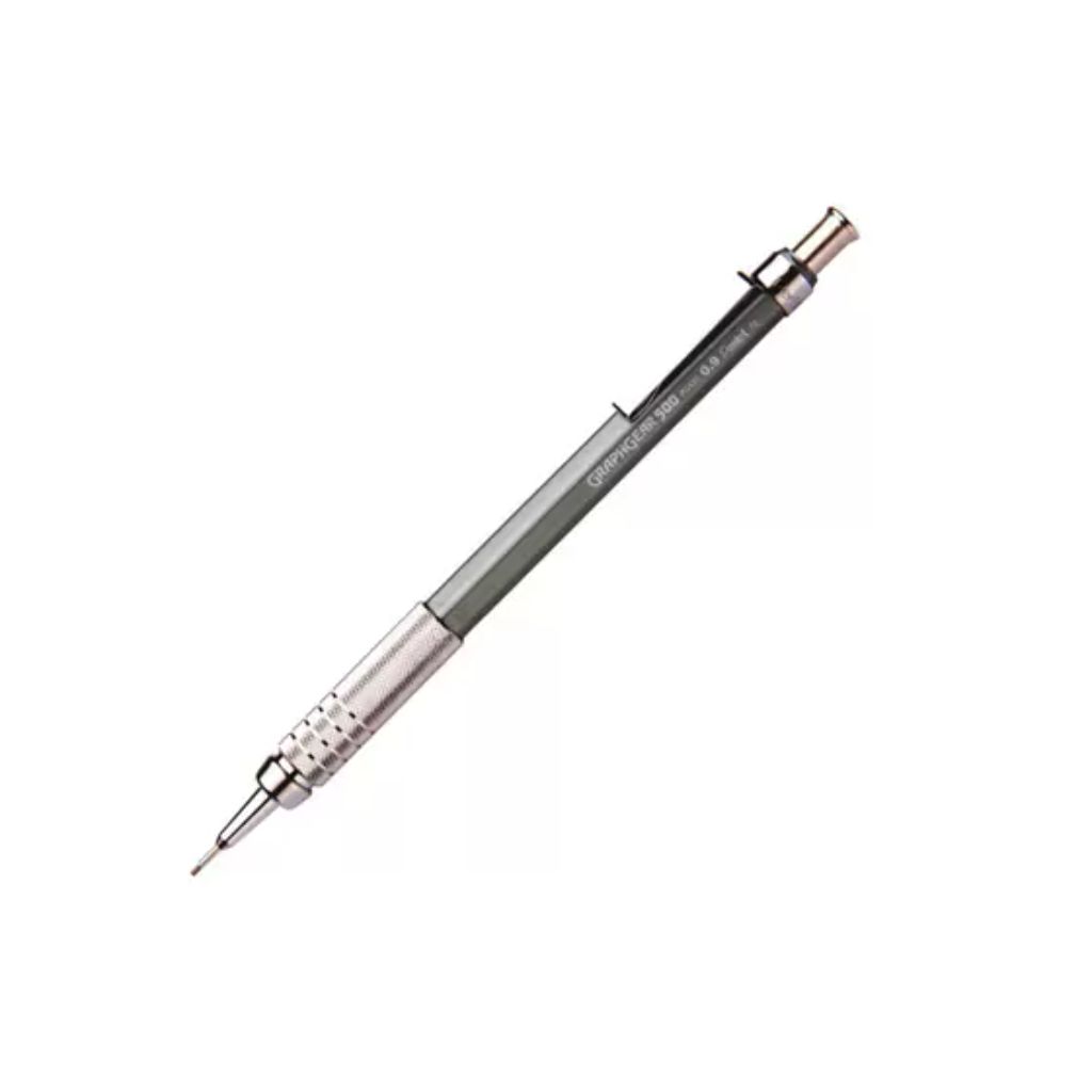 Kit Lapiseira Pentel Graph Gear 500 0,9mm - Grafite Borracha