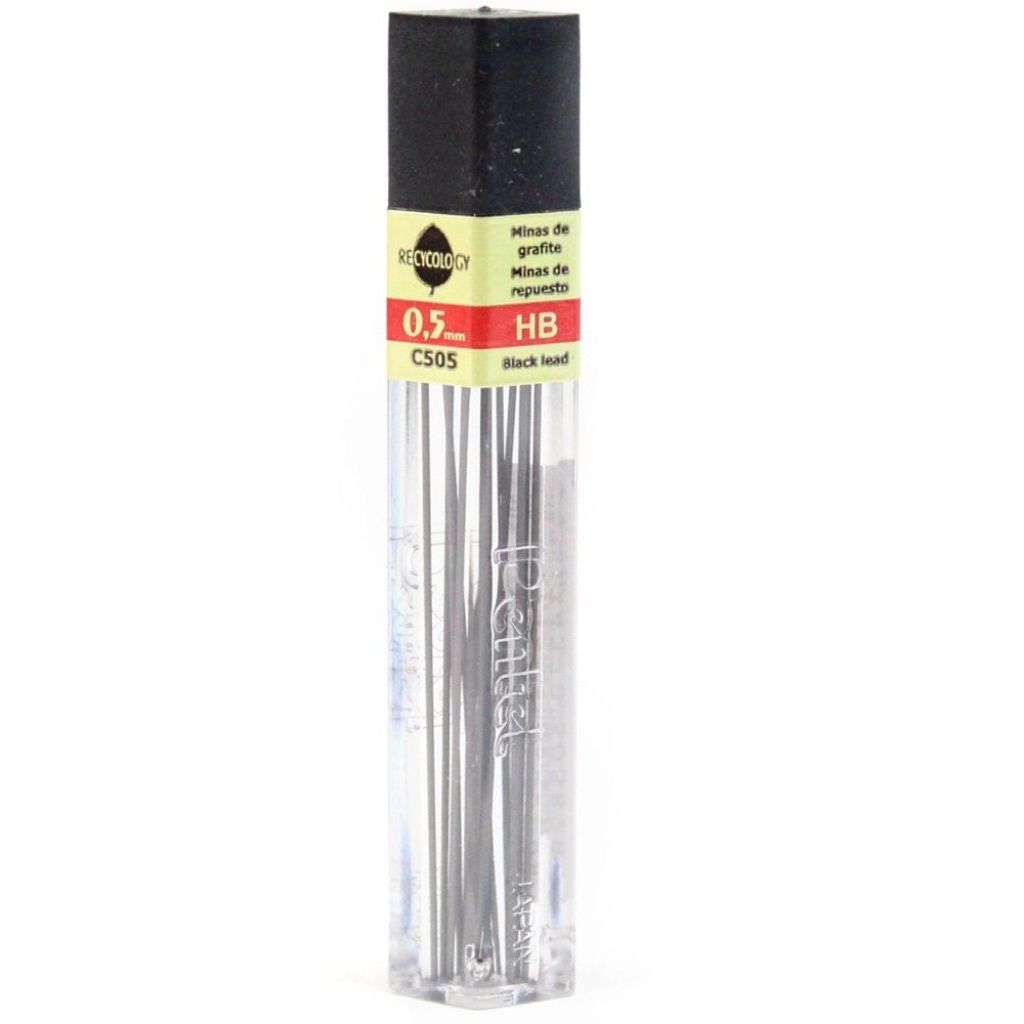 Kit Lapiseira Pentel Graph Gear 500 0,5mm - Grafite Borracha