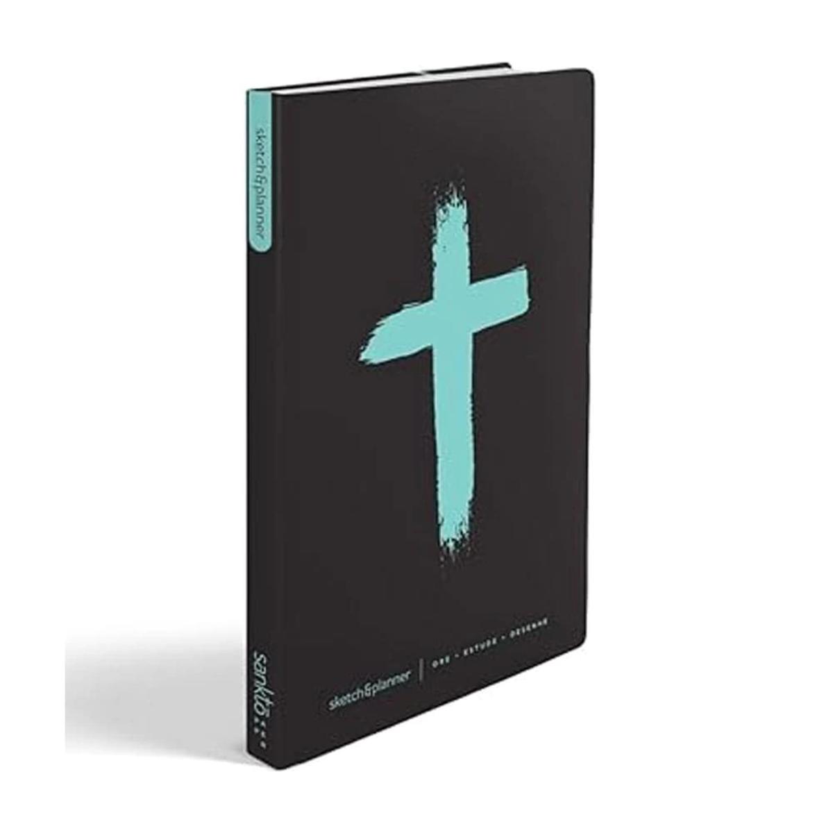 Planner Cristão Sketch e Planner - Cruz Menta - Sankto