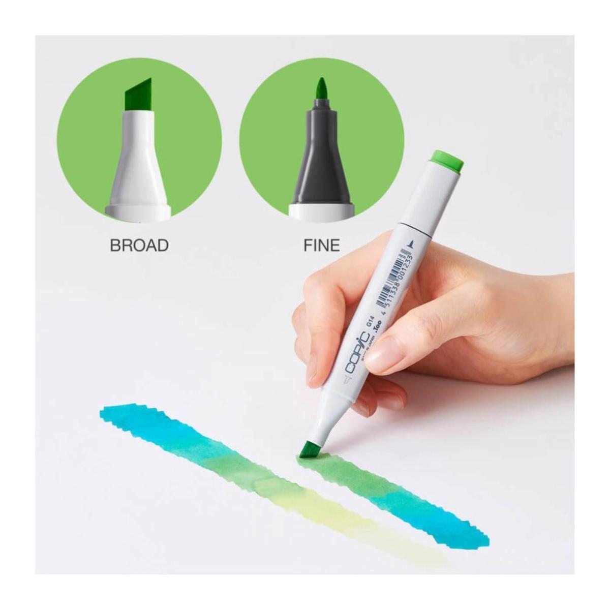 Copic Classic - Estojo com 72 Cores - Conjunto 72C