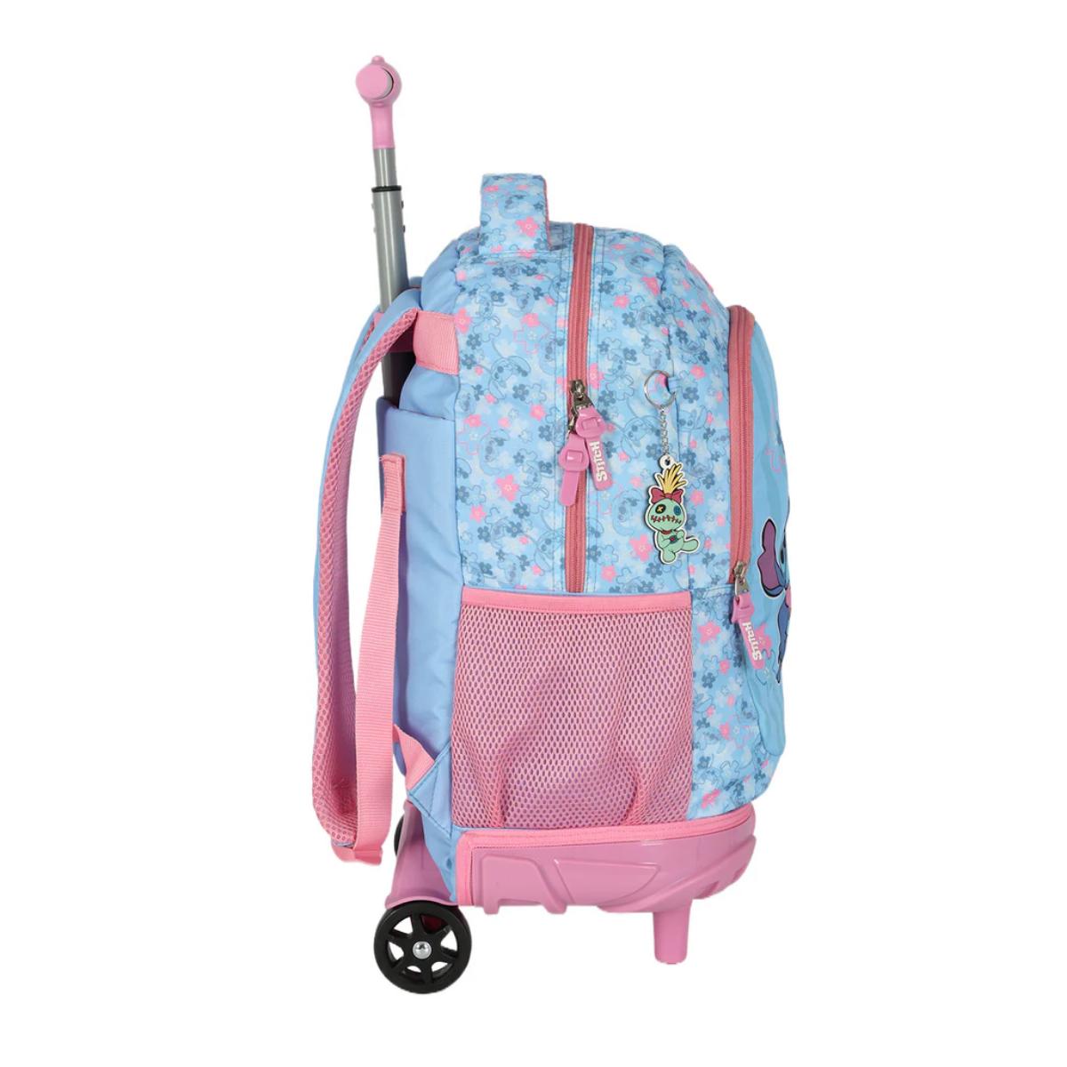 Mochila Com Rodas Stitch - Up4You - Rosa -SC0300UN