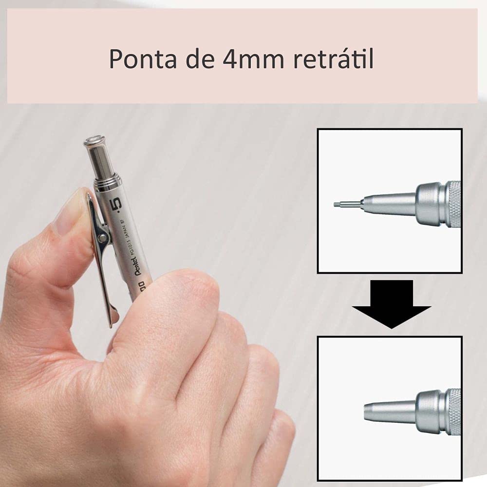 Lapiseira Pentel GraphGear 1000 - 0,3mm
