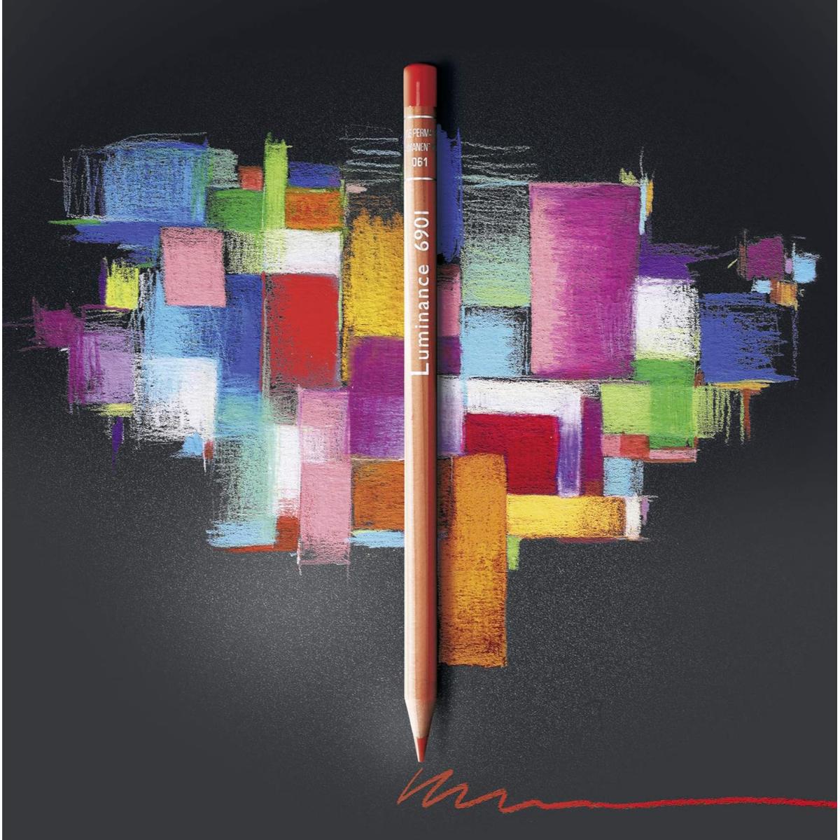 Lápis de Cor Caran D´Ache Luminance 6901 - 12 Cores