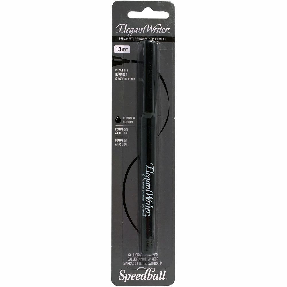 Caneta Caligráfica Permanente Speedball 1.3mm - Preta