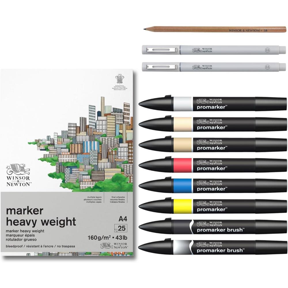 Kit de Desenho Winsor & Newton - Manga & Graphic Art - 0290197