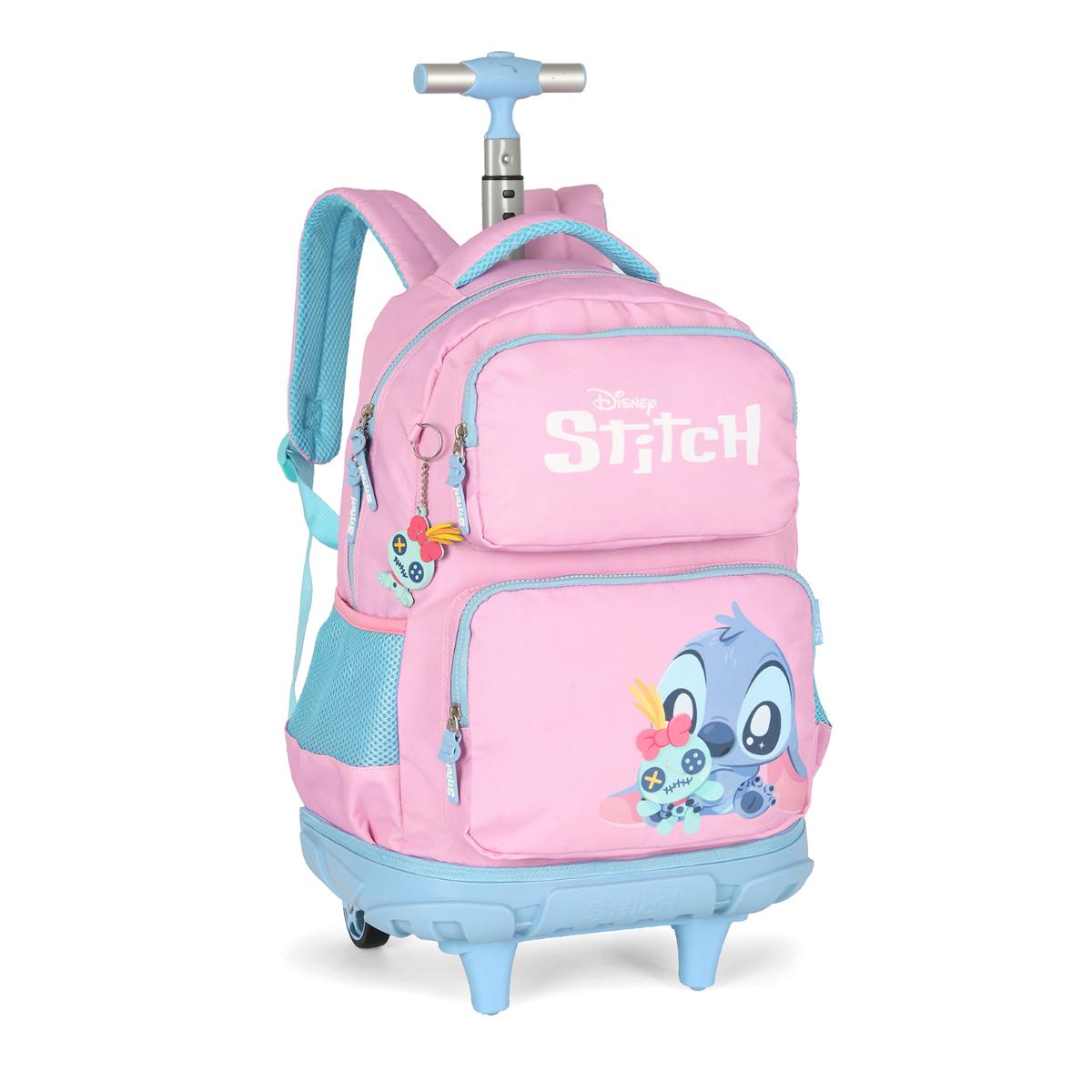 Mochila com Rodas Stitch Pastel Pink - MC50042SC