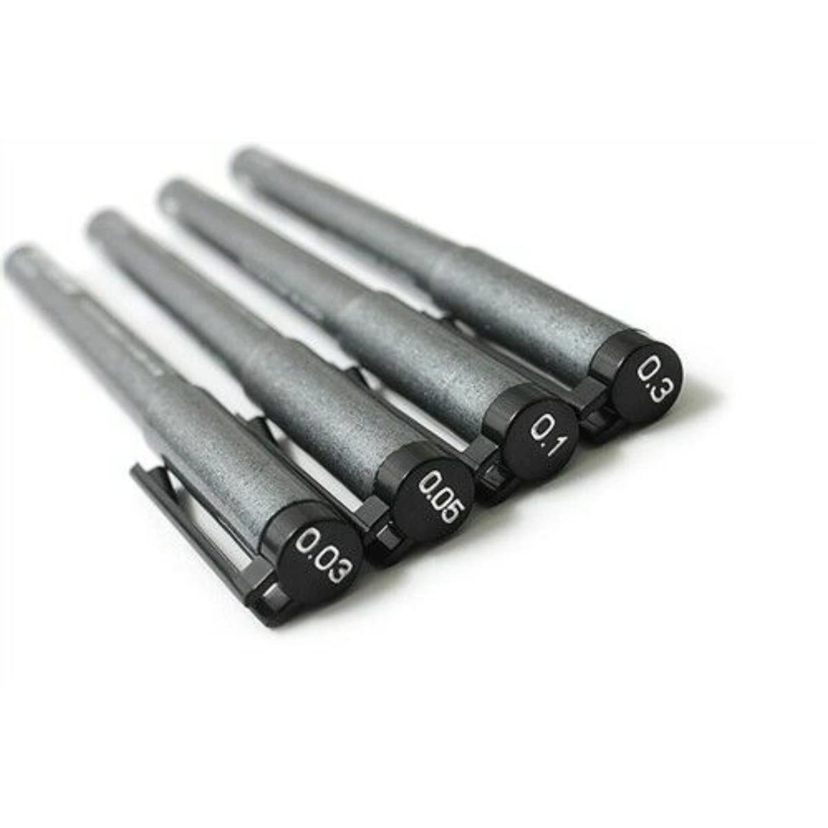 Copic Multiliner - Estojo com 4 Canetas Fine (0,03 - 0,05 - 0,1 - 0,3)