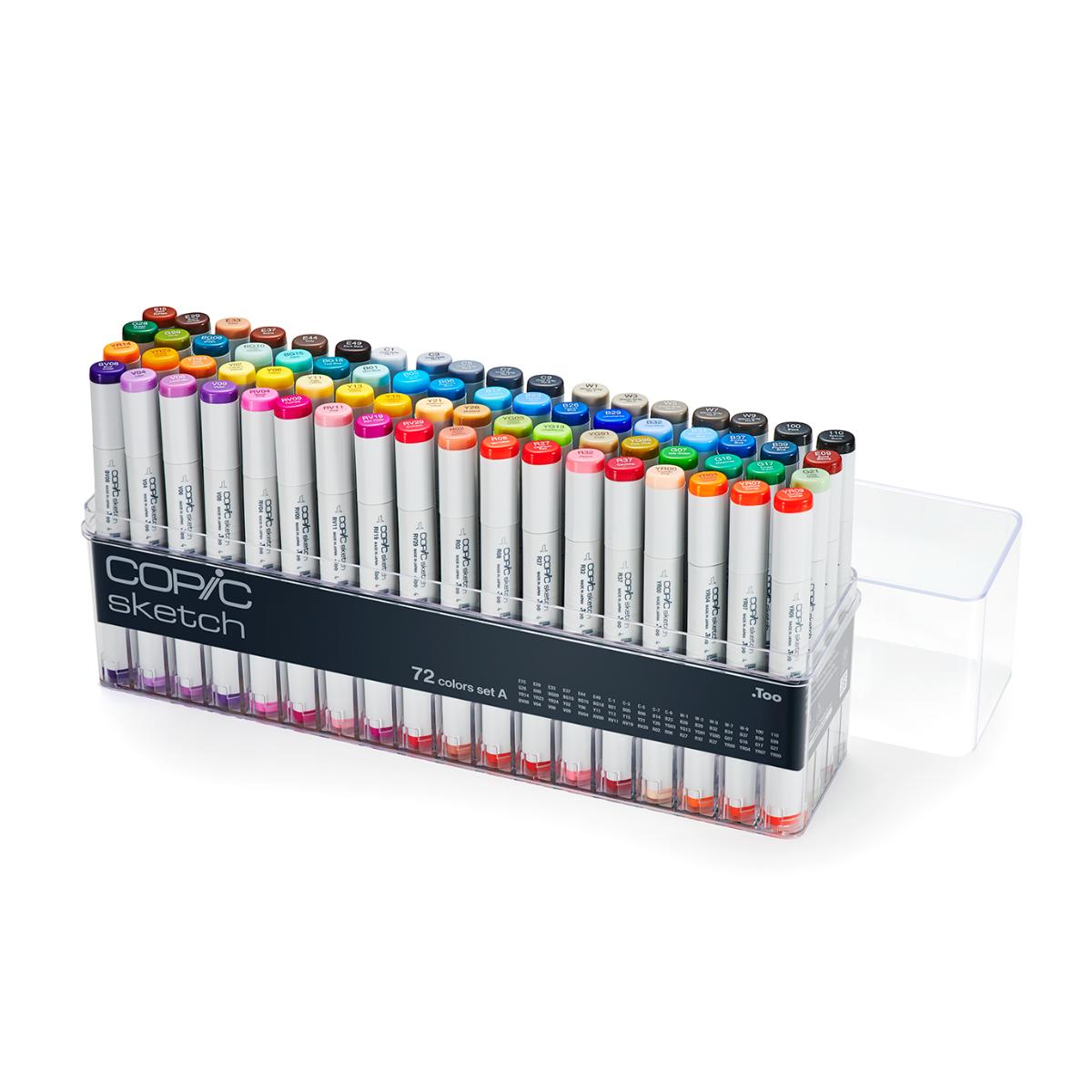 Copic Sketch - Estojo com 72 Cores - Conjunto 72A