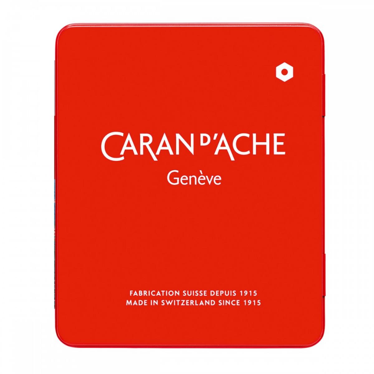 Giz Pastel Oleoso Neocolor I - Caran D´Ache - 10 Cores Metálicas