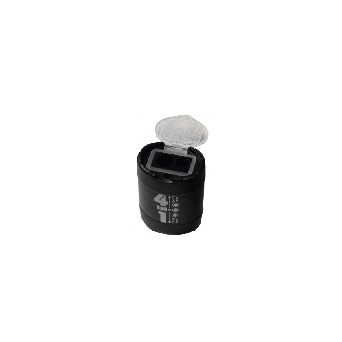 Apontador Profissional Kum 4 em 1 - Black Kum