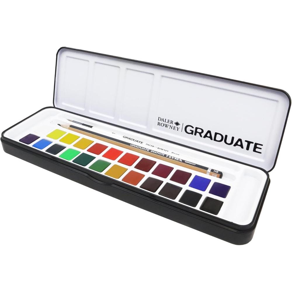 Aquarela Daler Rowney Graduate - 24 Cores Daler & Rowney