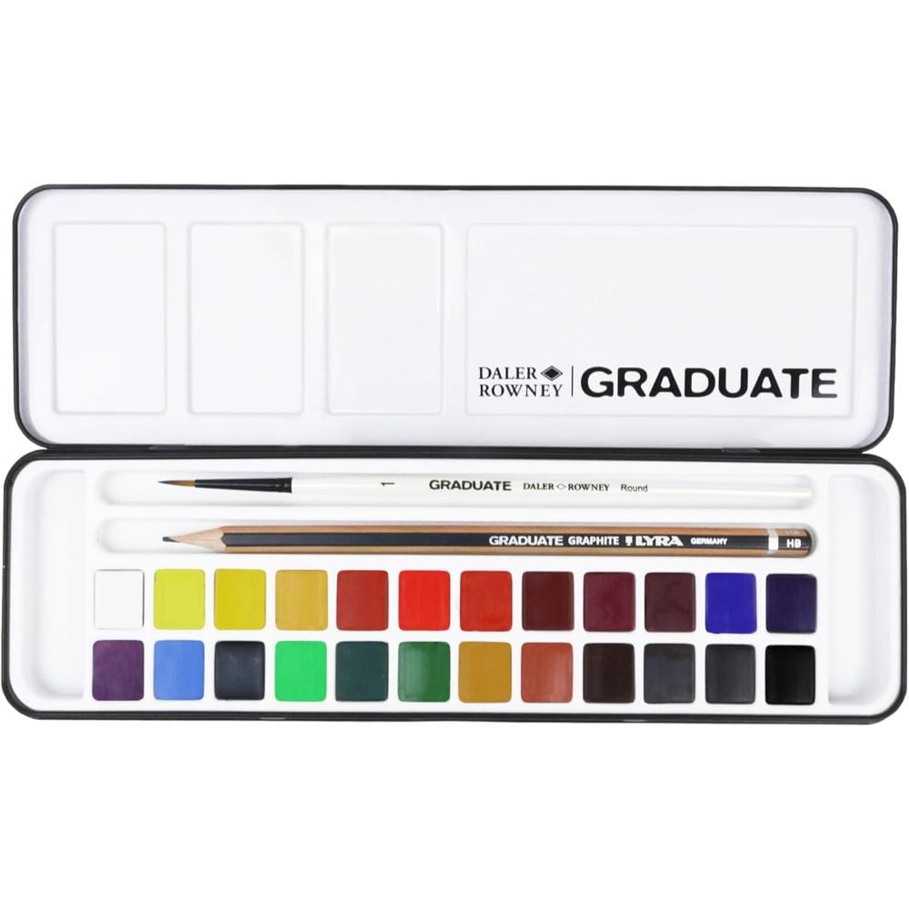 Aquarela Daler Rowney Graduate - 24 Cores Daler & Rowney