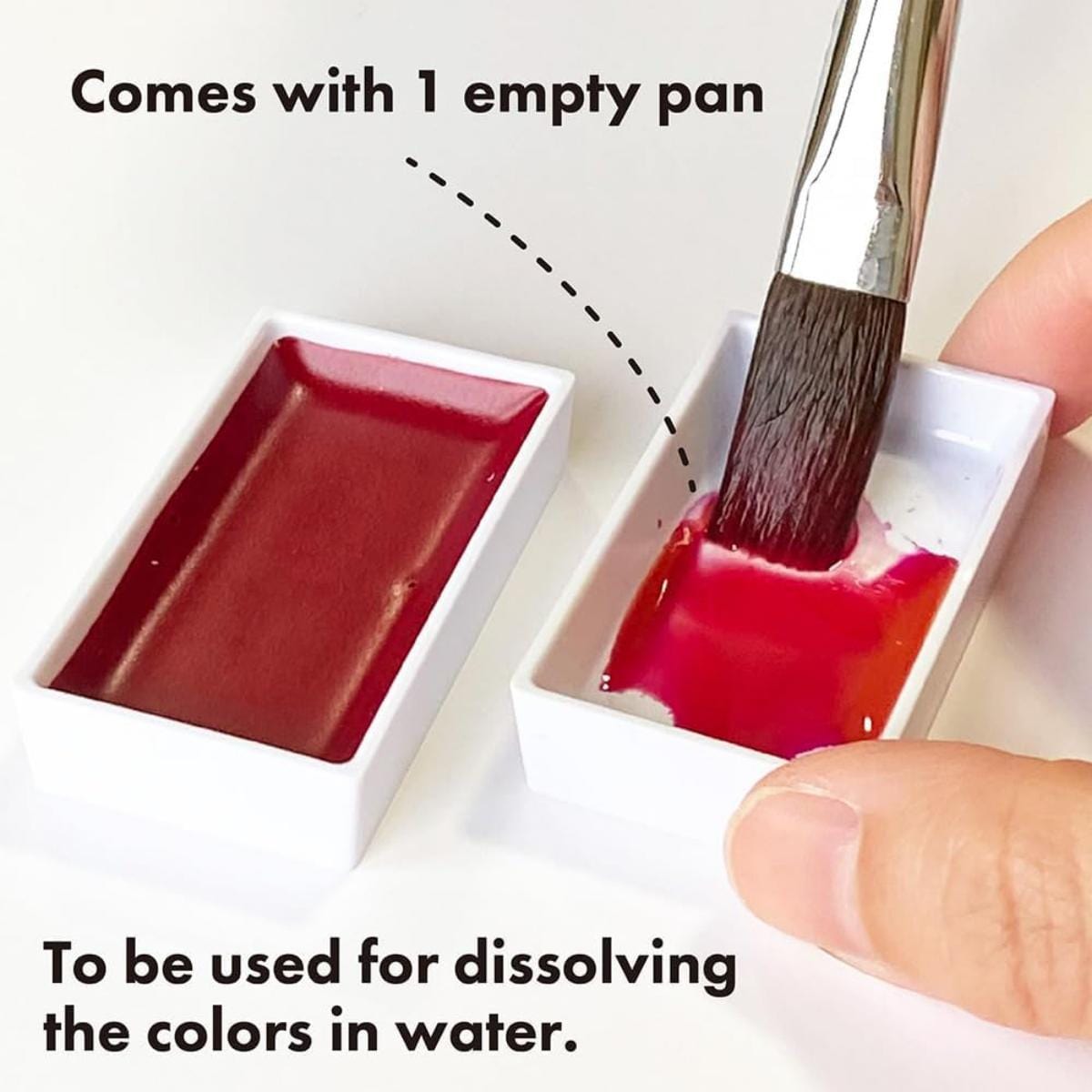 Aquarela Kuretake Gansai Tambi - 5 Cores Granulosas - MC20GN2/5V Kuretake