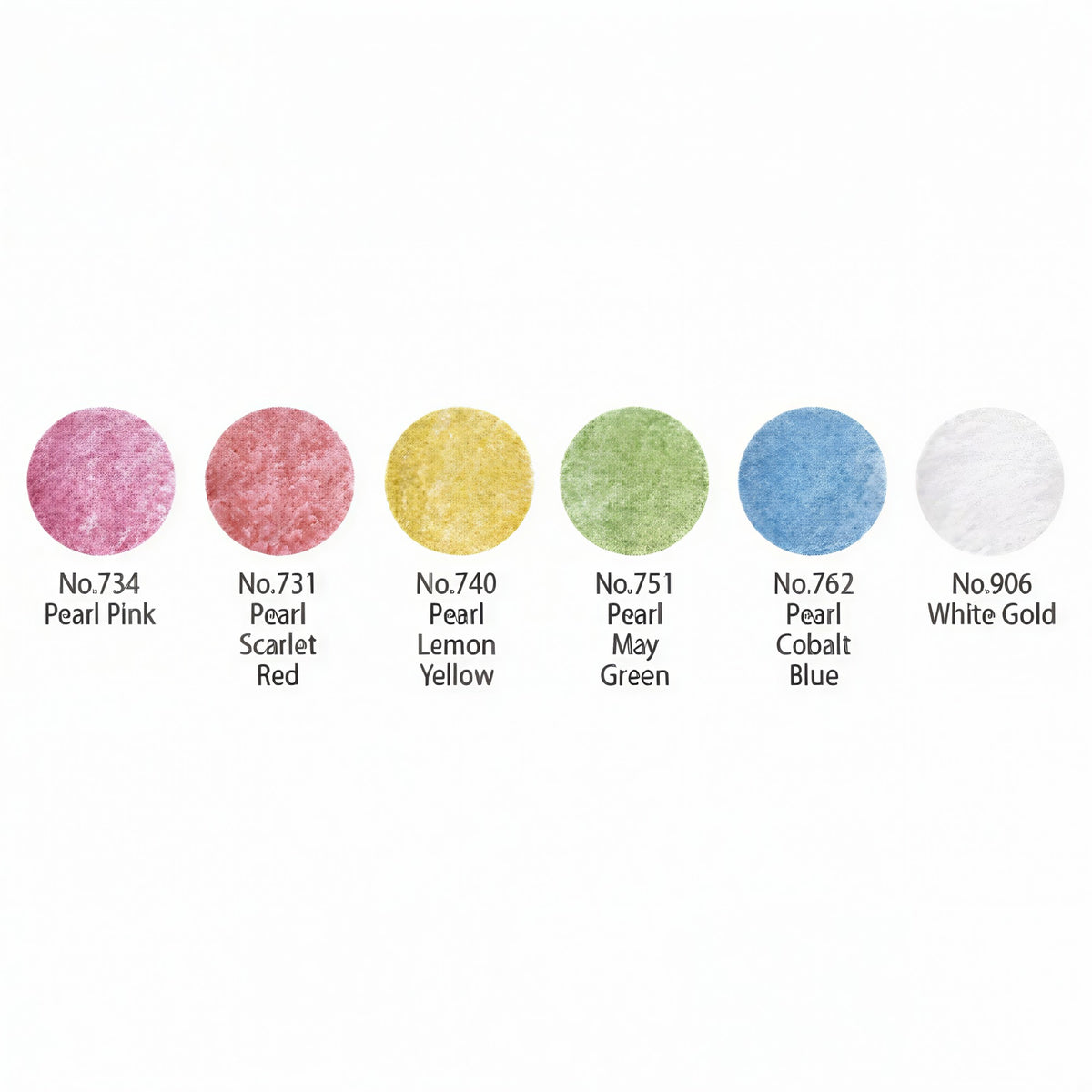 Aquarela Kuretake Gansai Tambi - Pearl - 6 Cores Kuretake