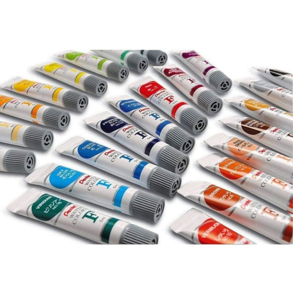 Aquarela Pentel Bisnaga - 15 Cores à Base de Água Pentel