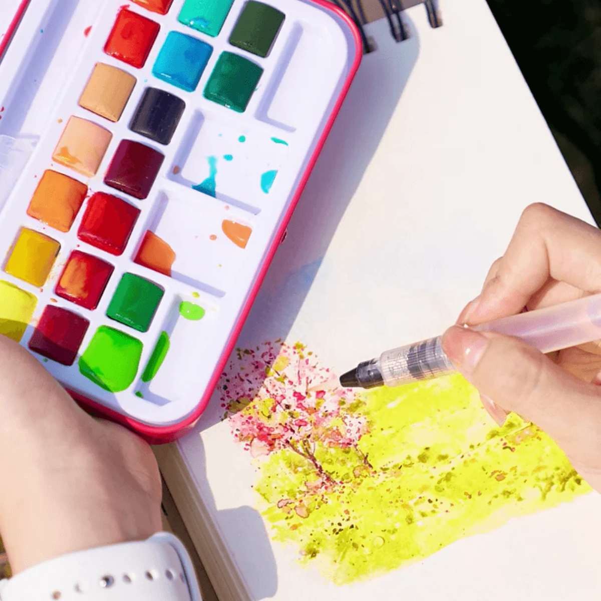 Aquarela Pocket Aureou - 18 Tons Florais - Phoenix Phoenix