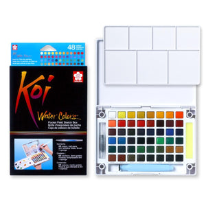 Aquarela Sakura Koi Water Colors - 48 Cores - XNCW-48N