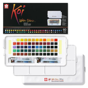 Aquarela Sakura Koi Water Colors - 60 Cores - XNCW-60N